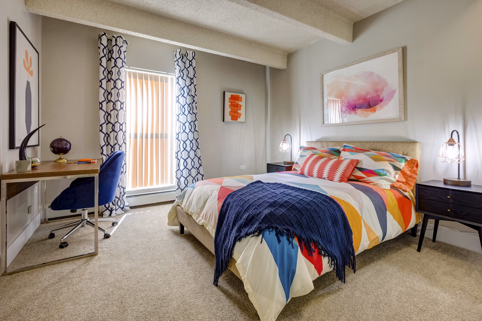 bedroom at Monaco South Apartments