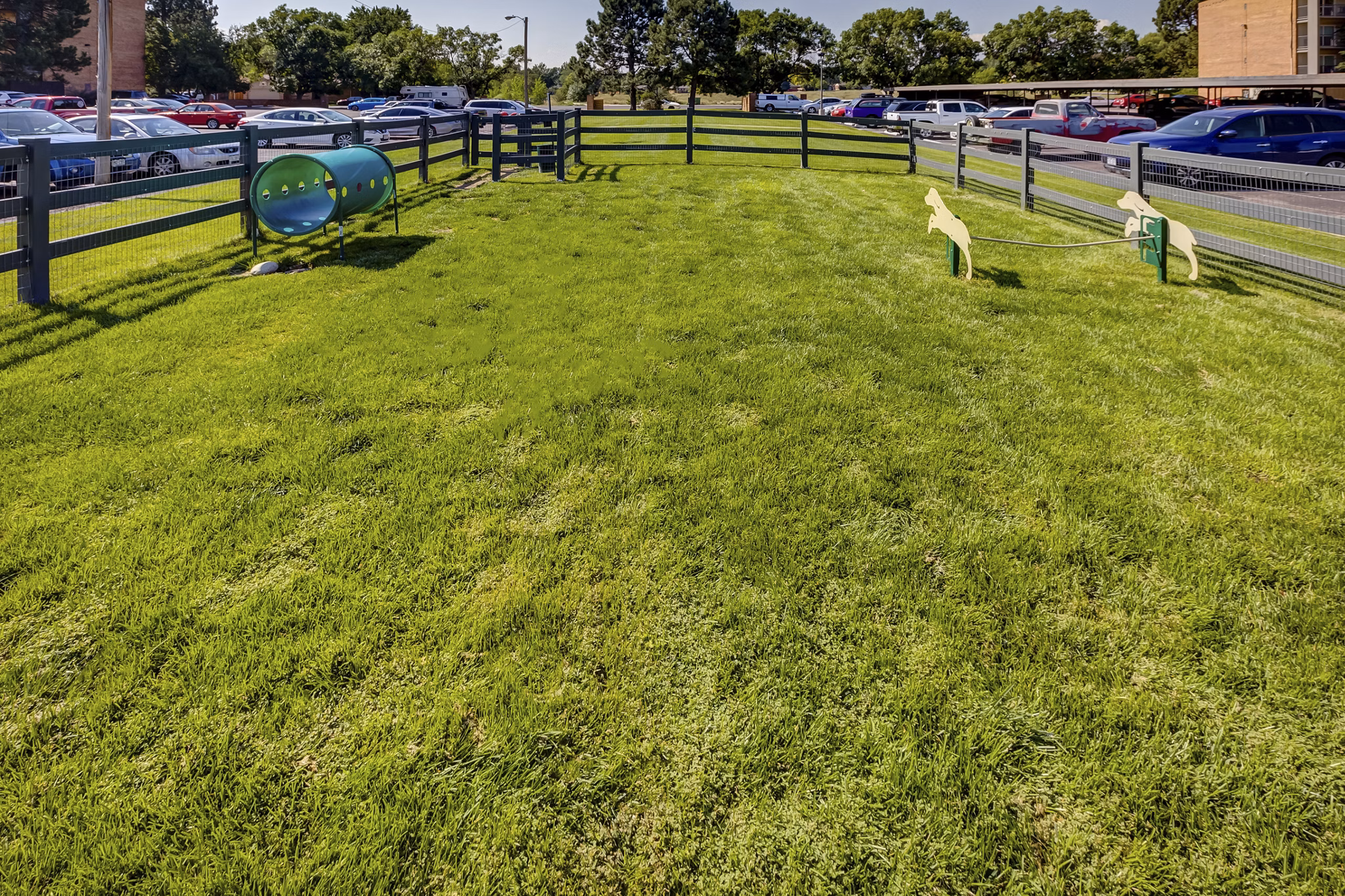 dog park at Monaco South Apartments