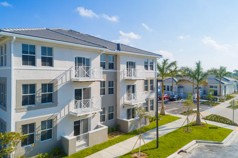exterior at The Olivia Apartments