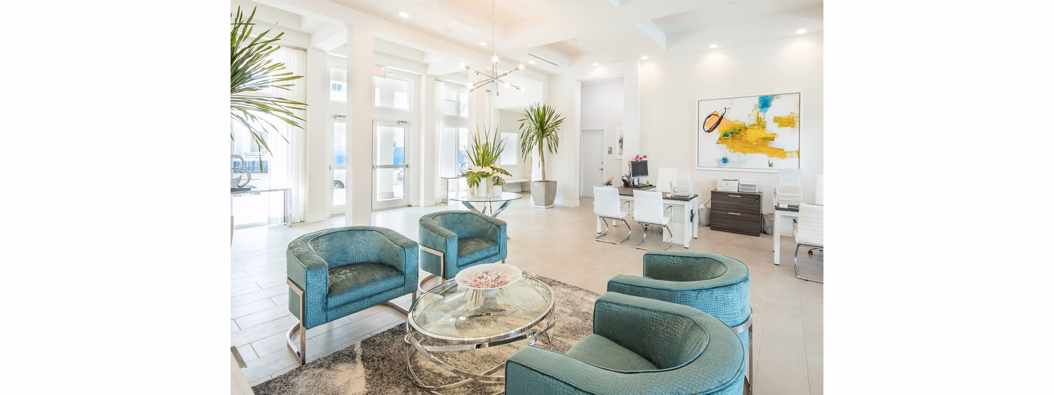 clubhouse at The Olivia Apartments