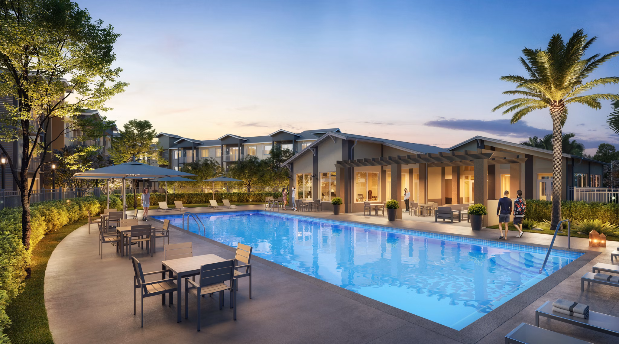pool at Palm Beach Preserve Apartments