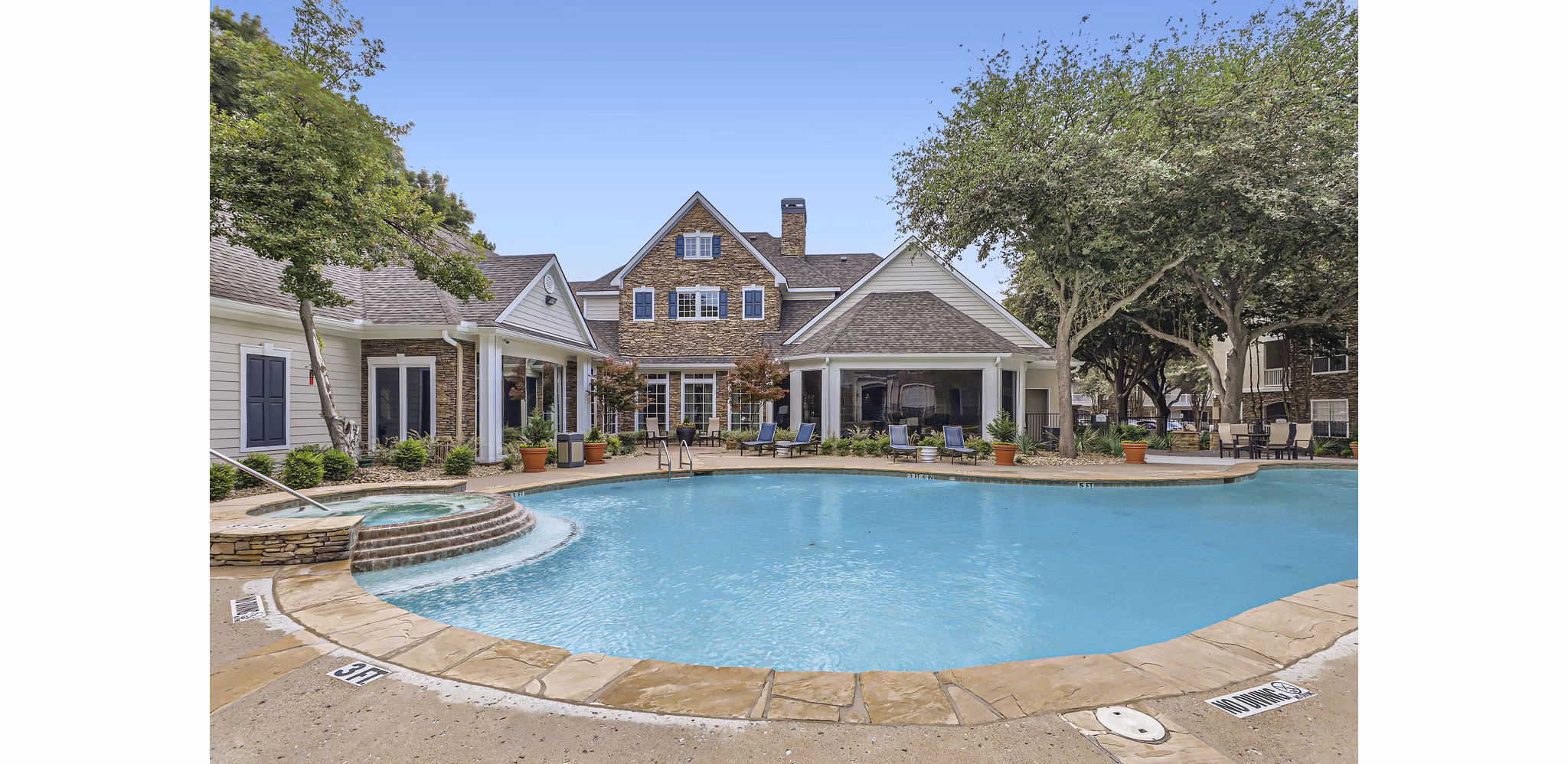pool at Republic House at Frisco Bridges Apartments