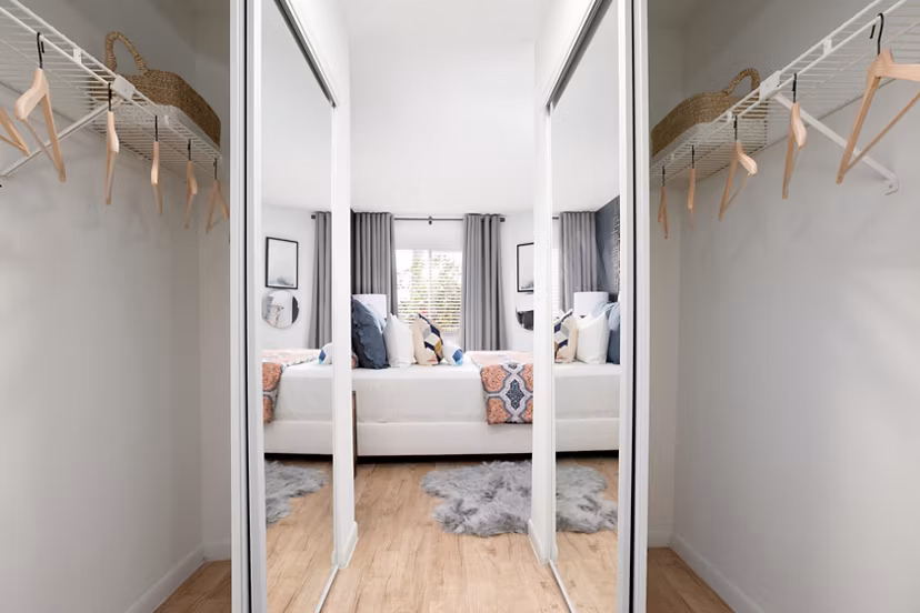 closet at The Seven at West Boca Apartments