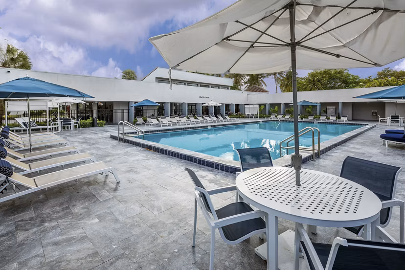 pool at The Seven at West Boca Apartments