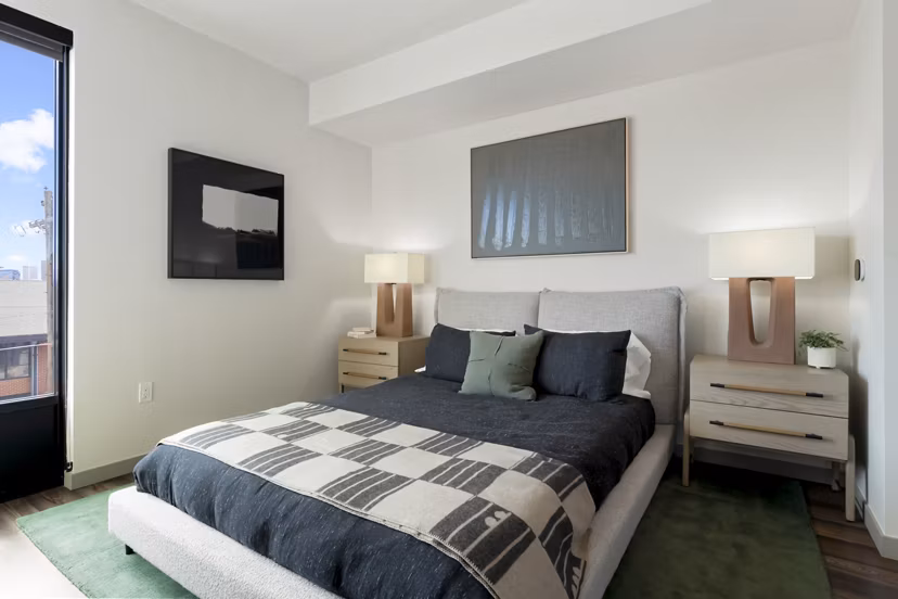 bedroom at Skyline at Highlands Apartments