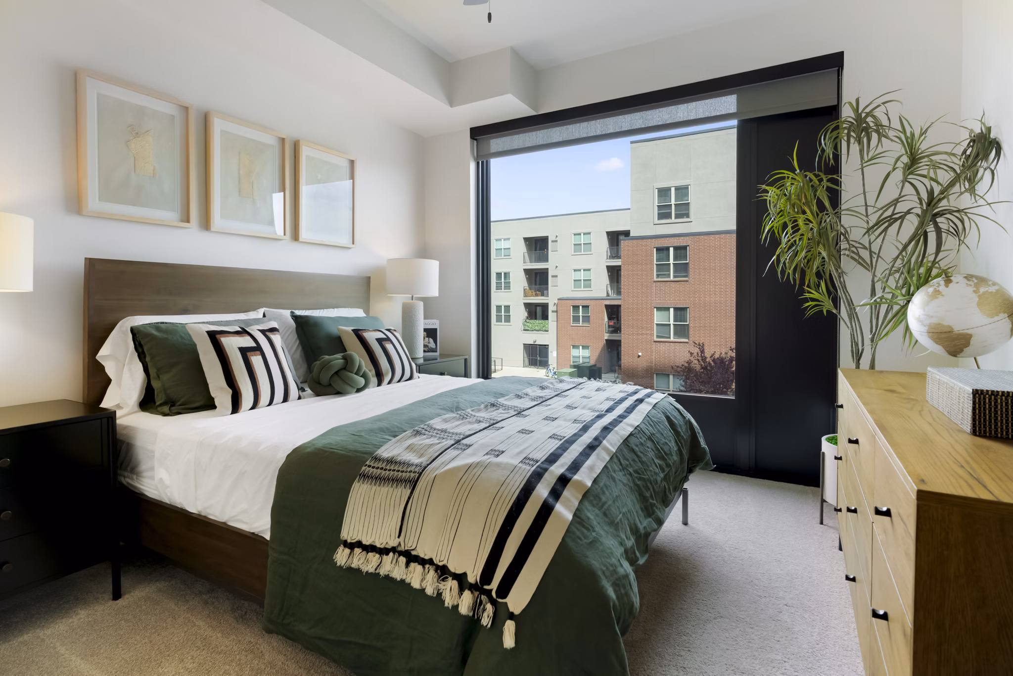 bedroom at Skyline at Highlands Apartments