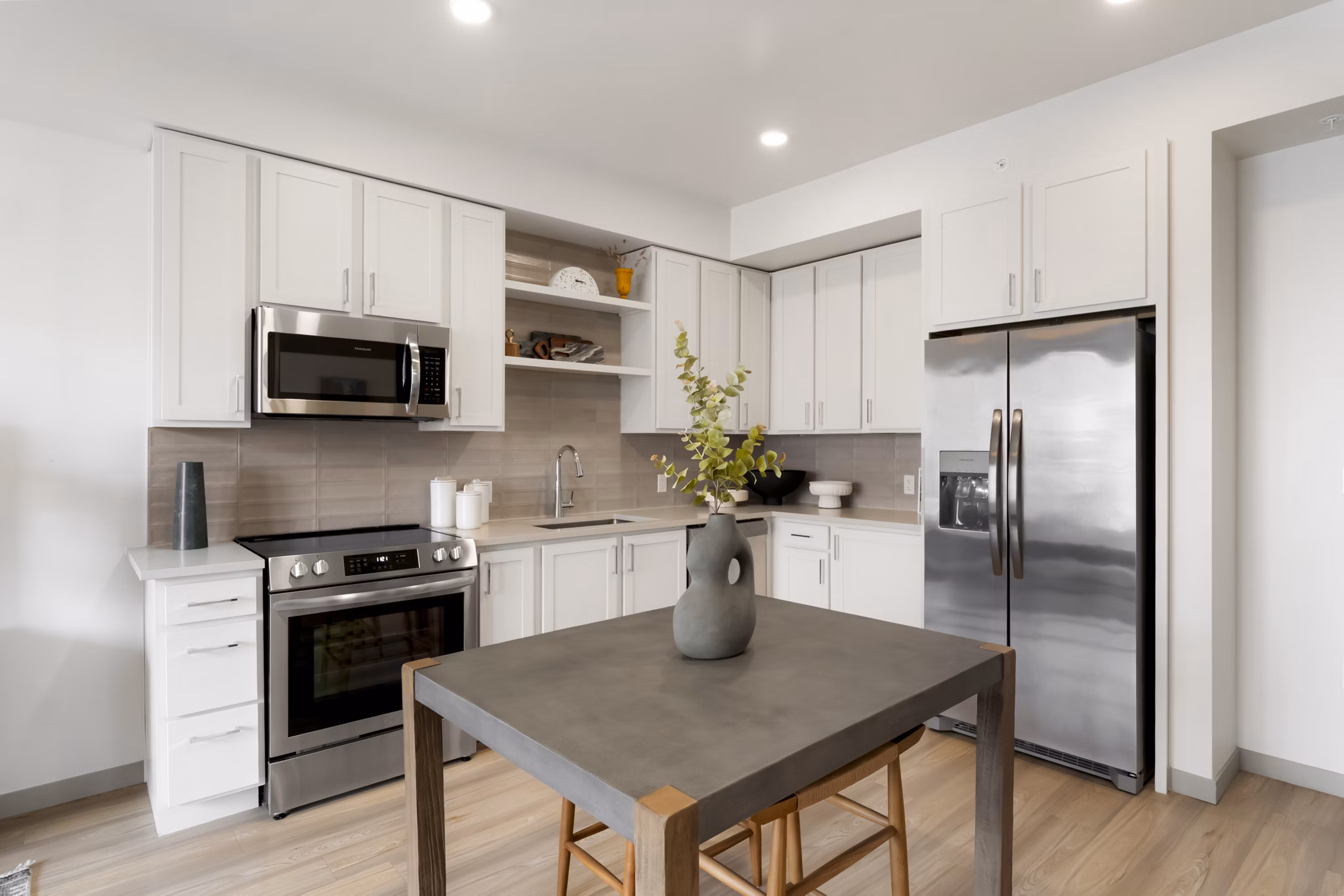 kitchen at Skyline at Highlands Apartments