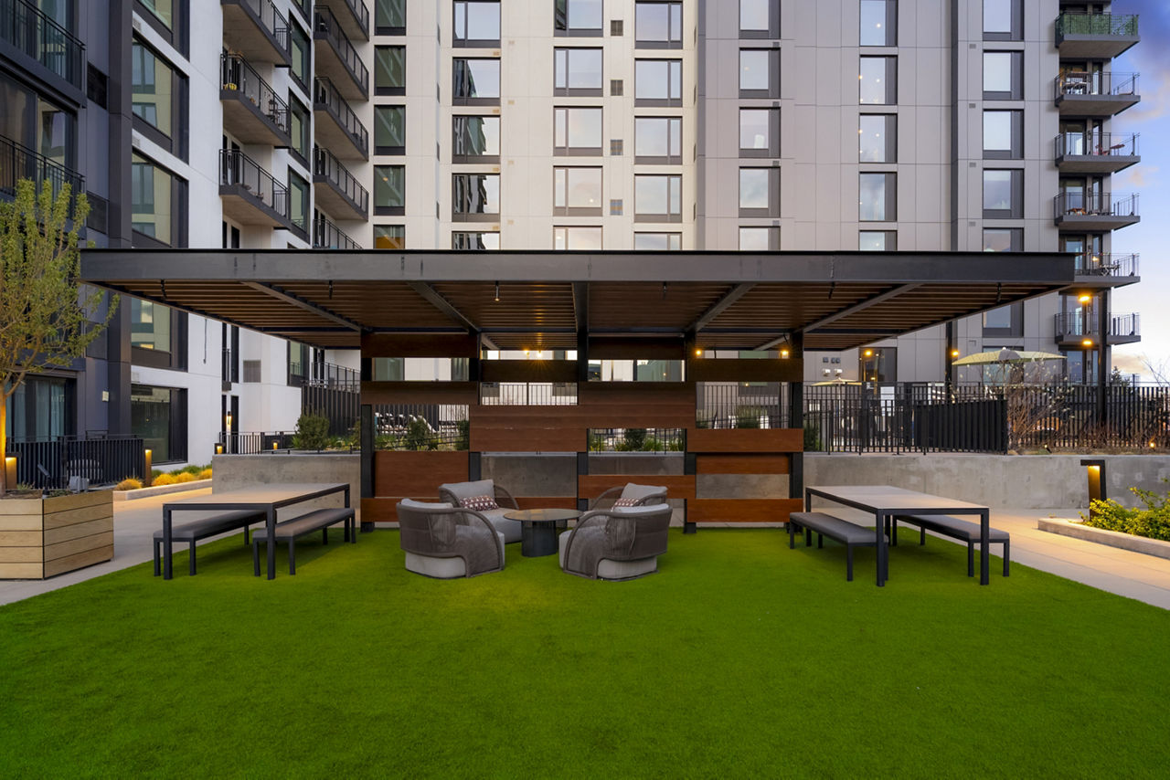 Grill area at Skyline At Highlands (2 of 3)