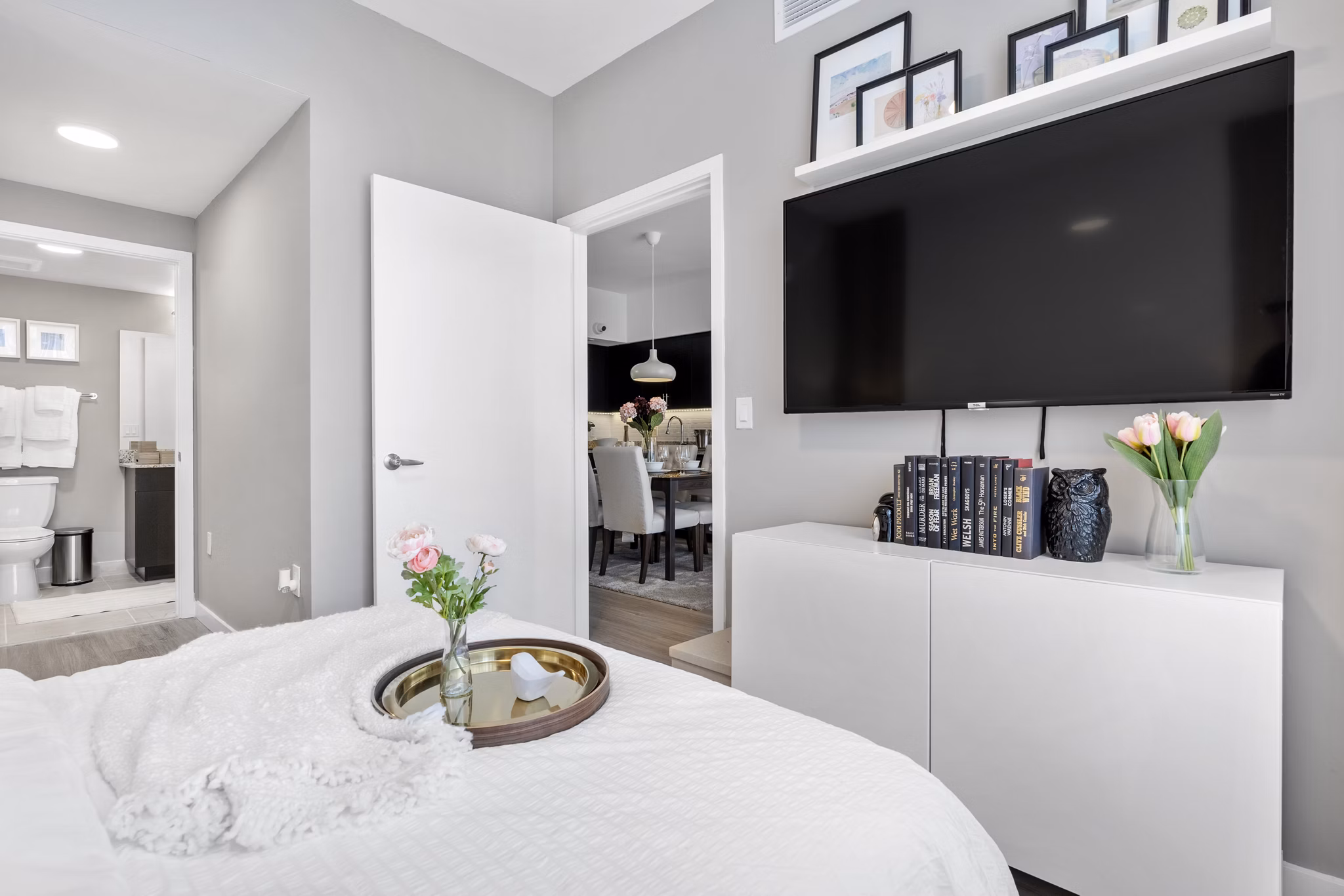 bedroom at Village at Traditions Apartments