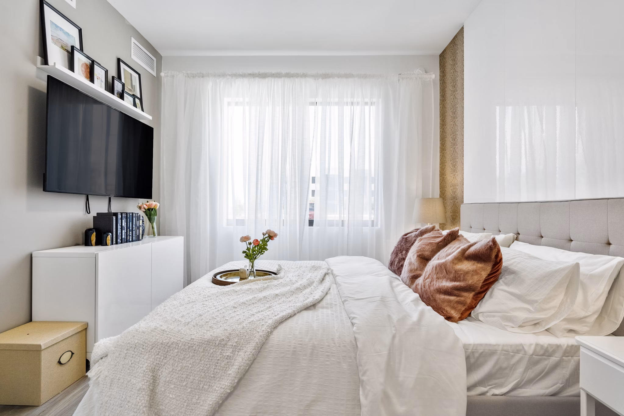 bedroom at Village at Traditions Apartments