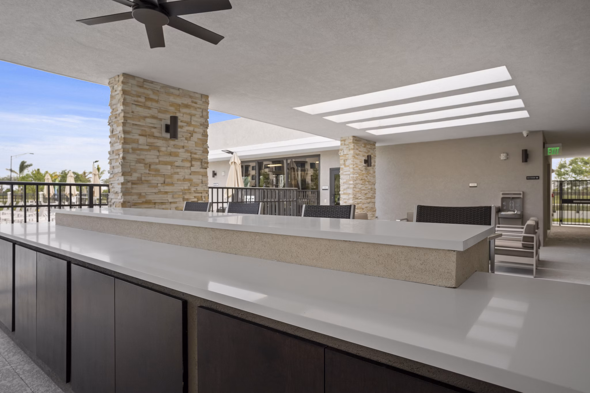 patio at Village at Traditions Apartments