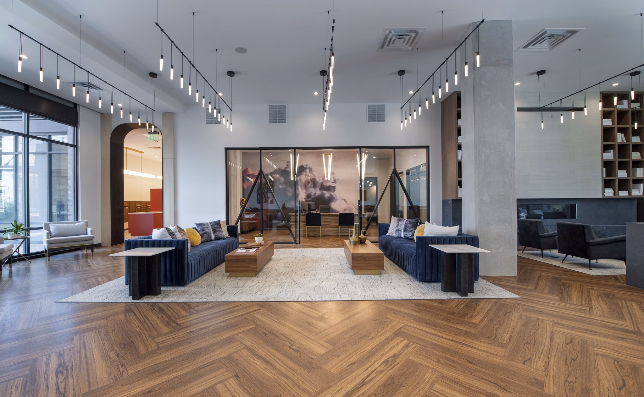 clubhouse at Westminster Row Apartments