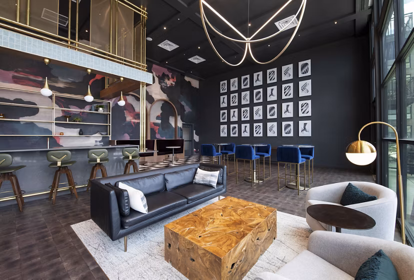 clubhouse at Westminster Row Apartments