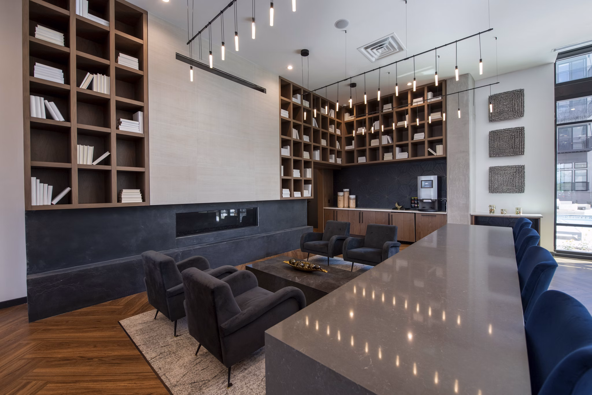 clubhouse at Westminster Row Apartments