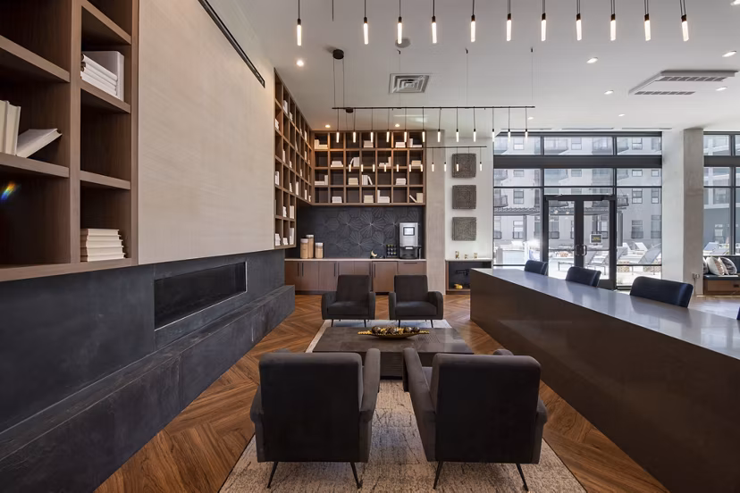 clubhouse at Westminster Row Apartments
