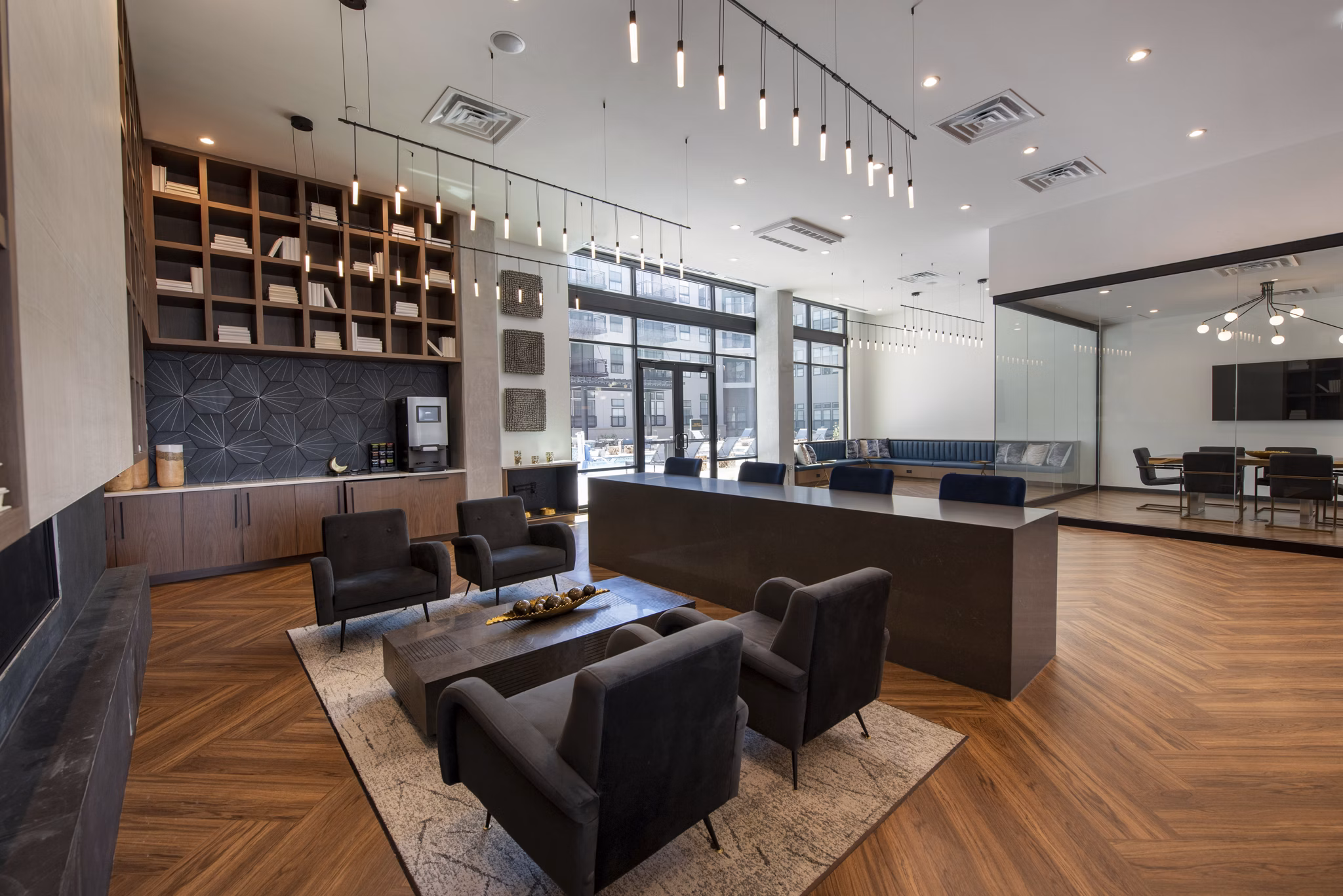 clubhouse at Westminster Row Apartments