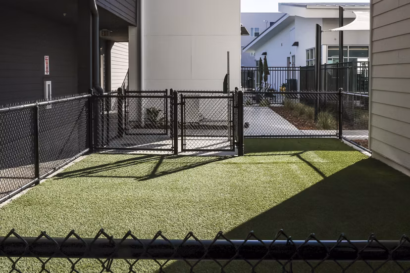 recreational area at The Grove at Woodlake Apartments