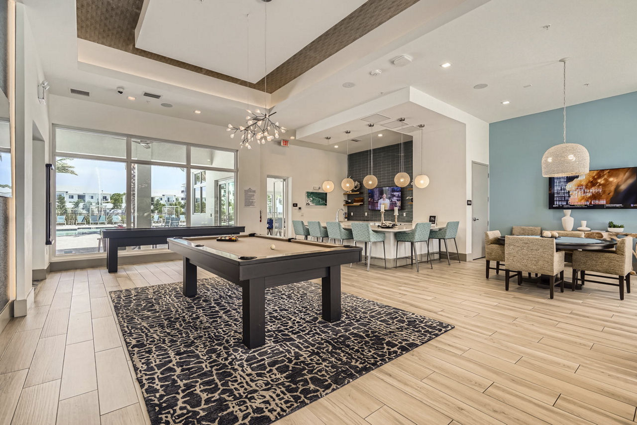 Game room at River North