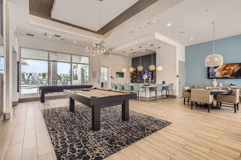 clubhouse at River North Apartments