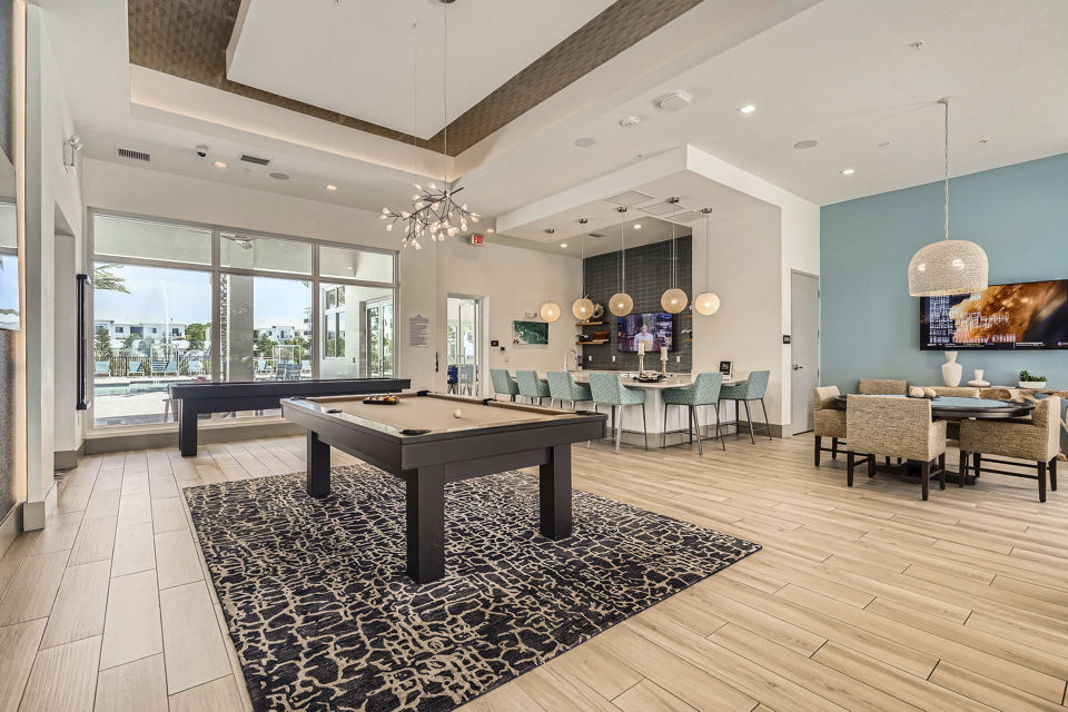 clubhouse at River North Apartments