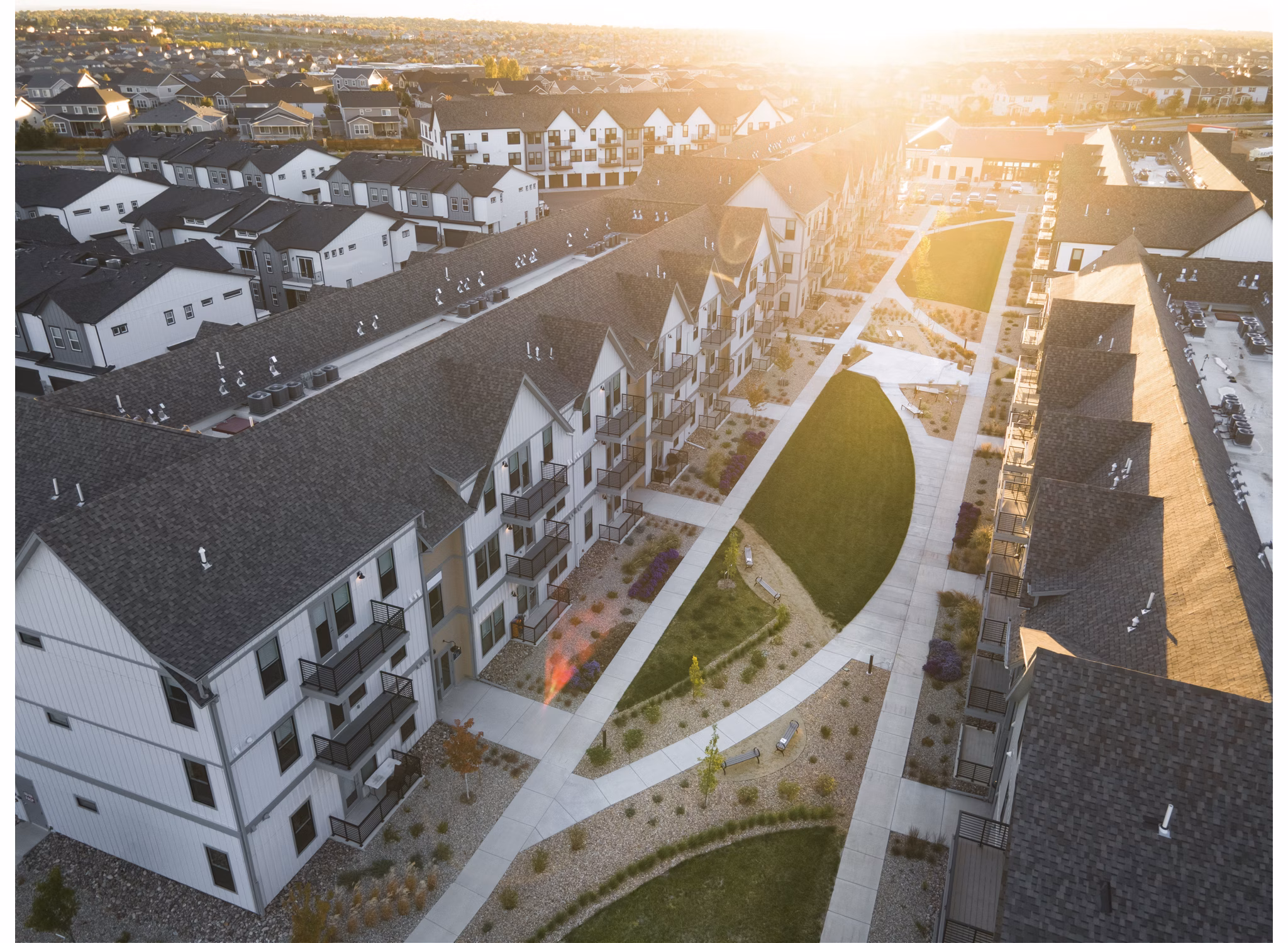 exterior at The Madison Apartments at Copperleaf Apartments 