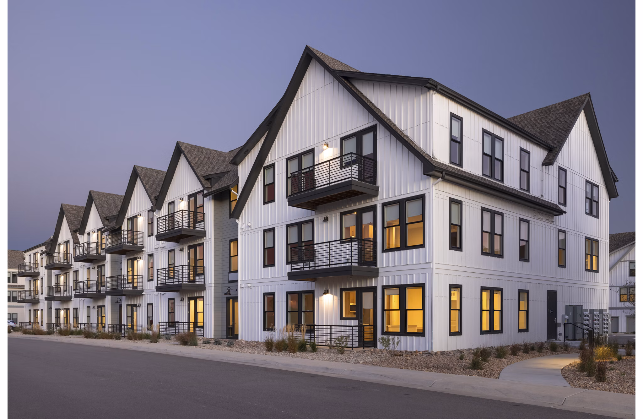 exterior at The Madison Apartments at Copperleaf Apartments 