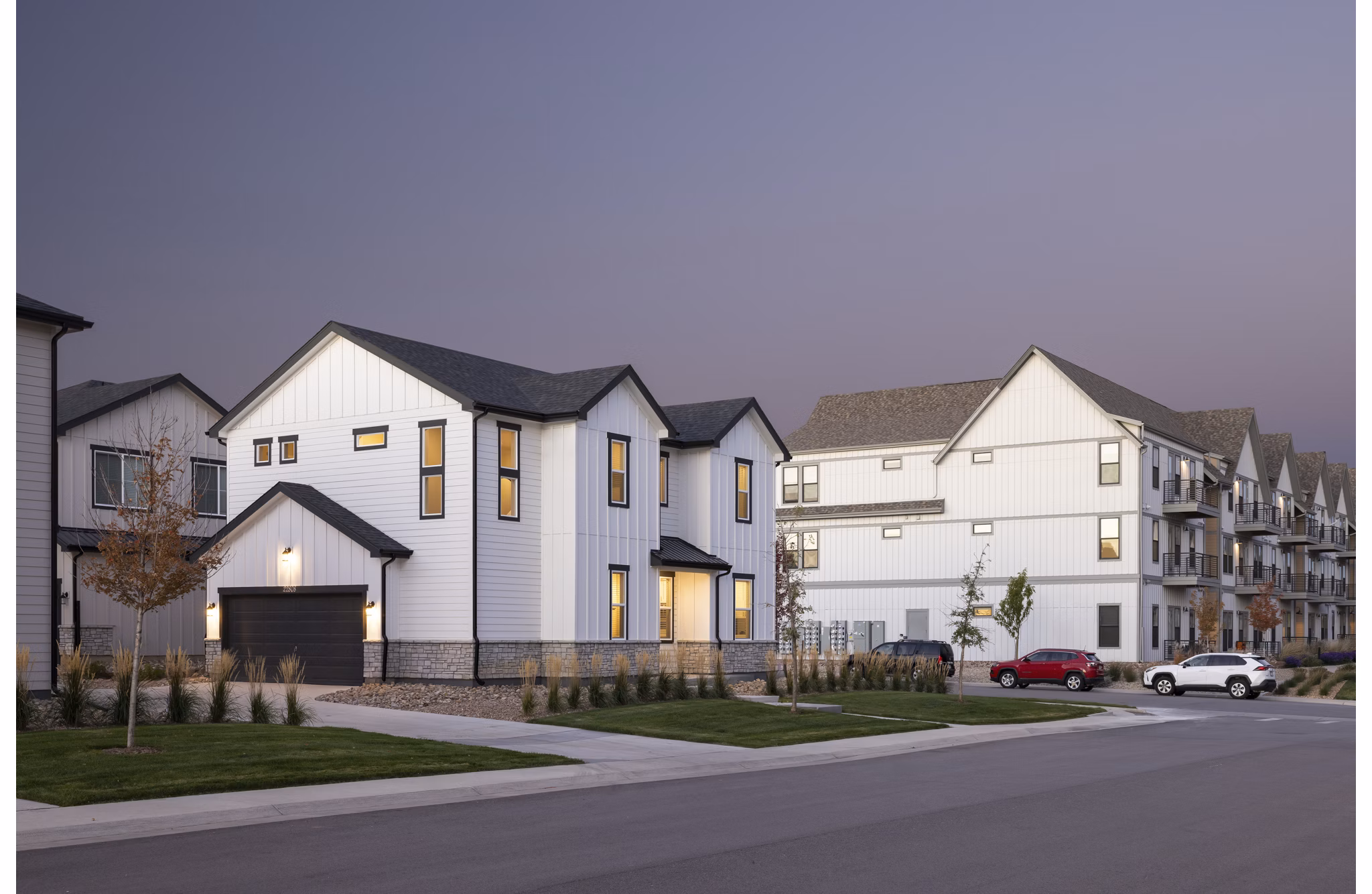exterior at The Madison Apartments at Copperleaf Apartments 