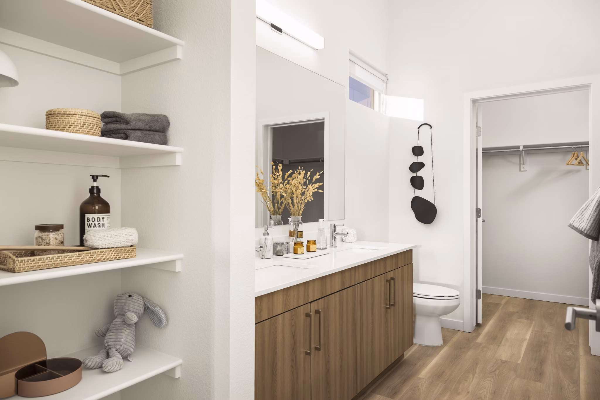 bathroom at The Madison Apartments at Copperleaf Apartments 