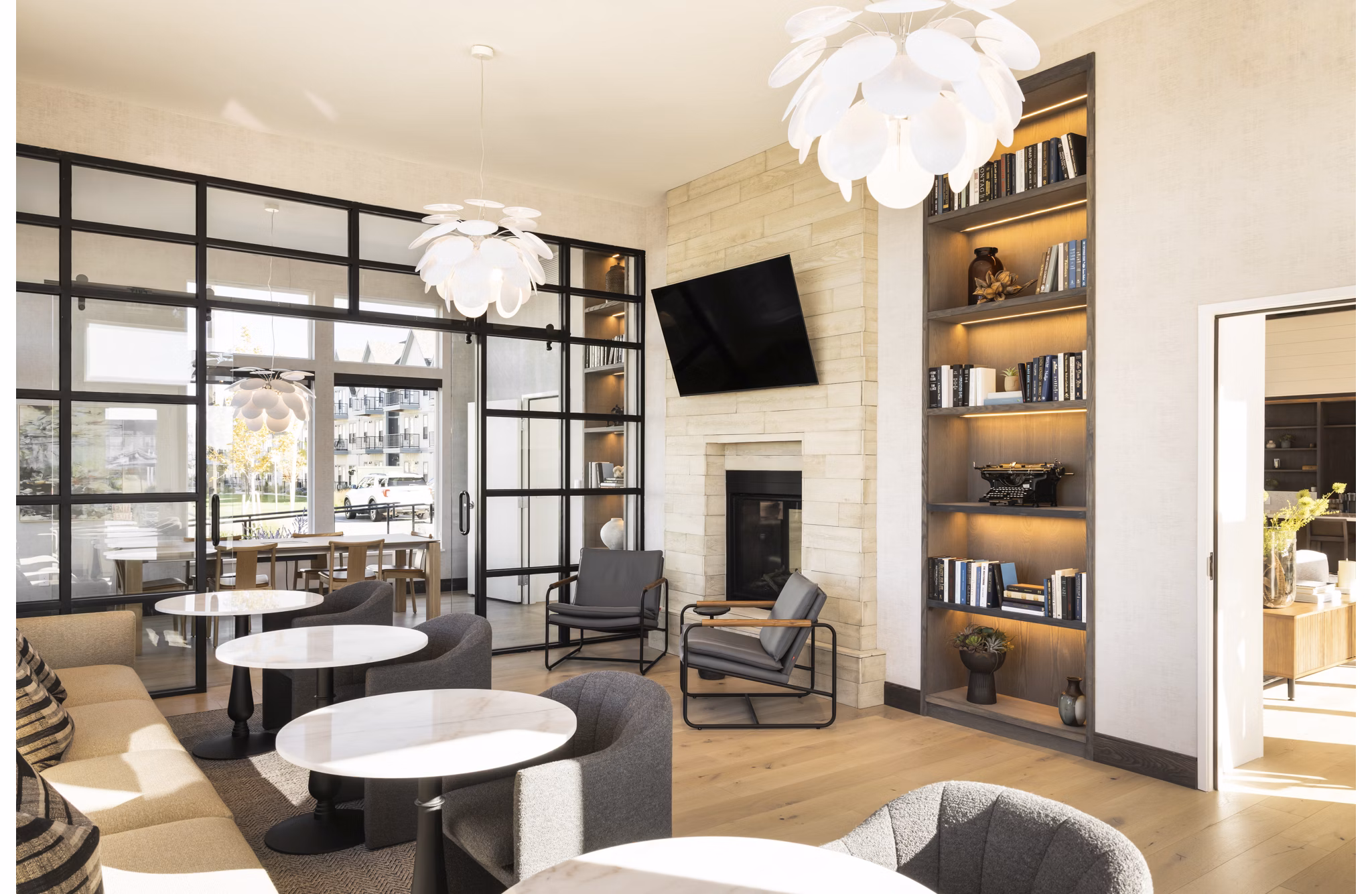 clubhouse at The Madison Apartments at Copperleaf Apartments