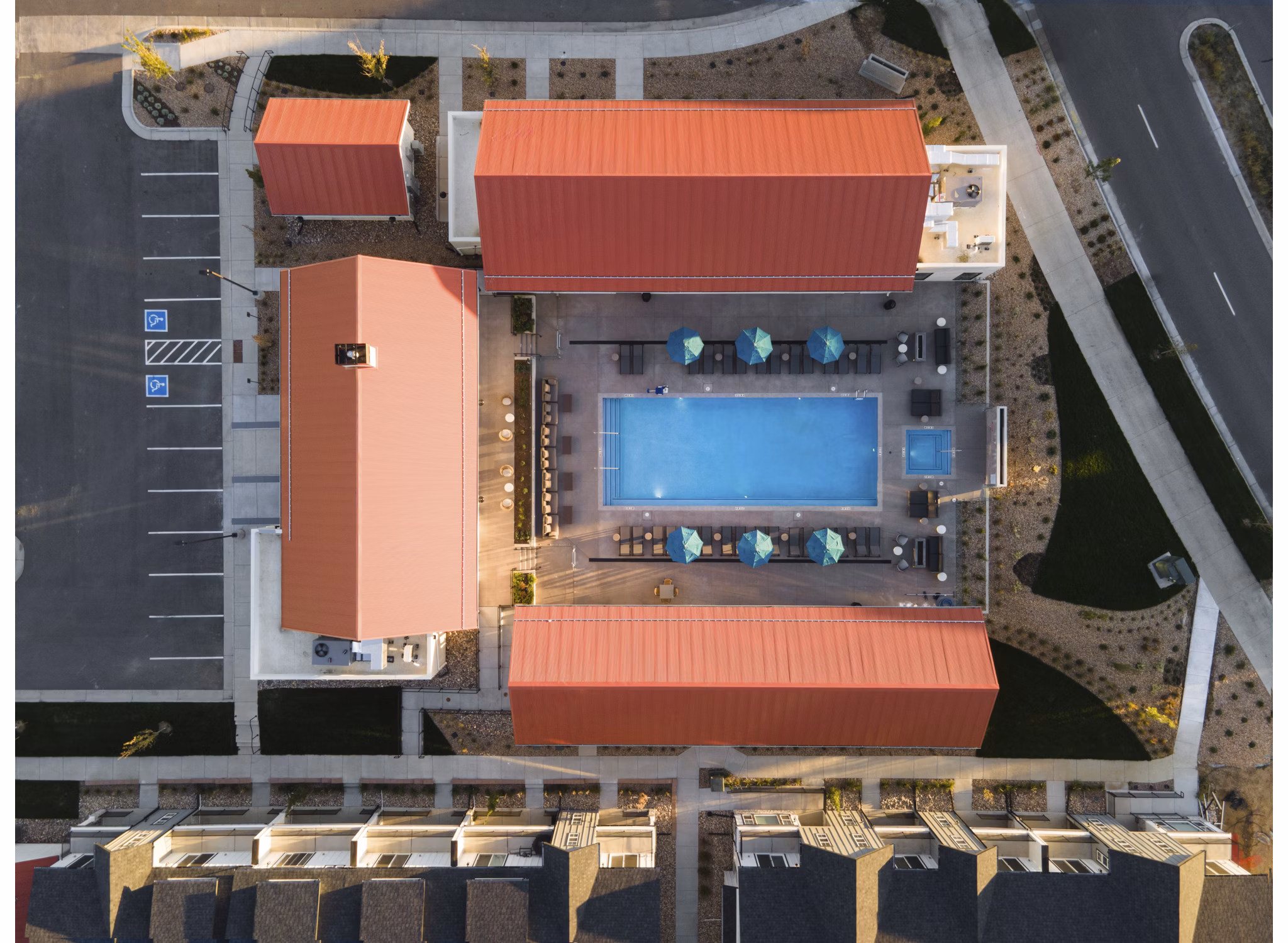 pool at The Madison Apartments at Copperleaf Apartments 