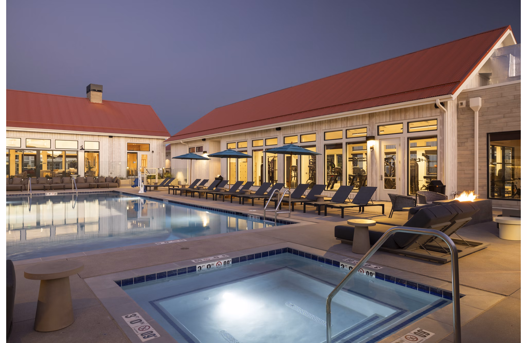 pool at The Madison Apartments at Copperleaf Apartments