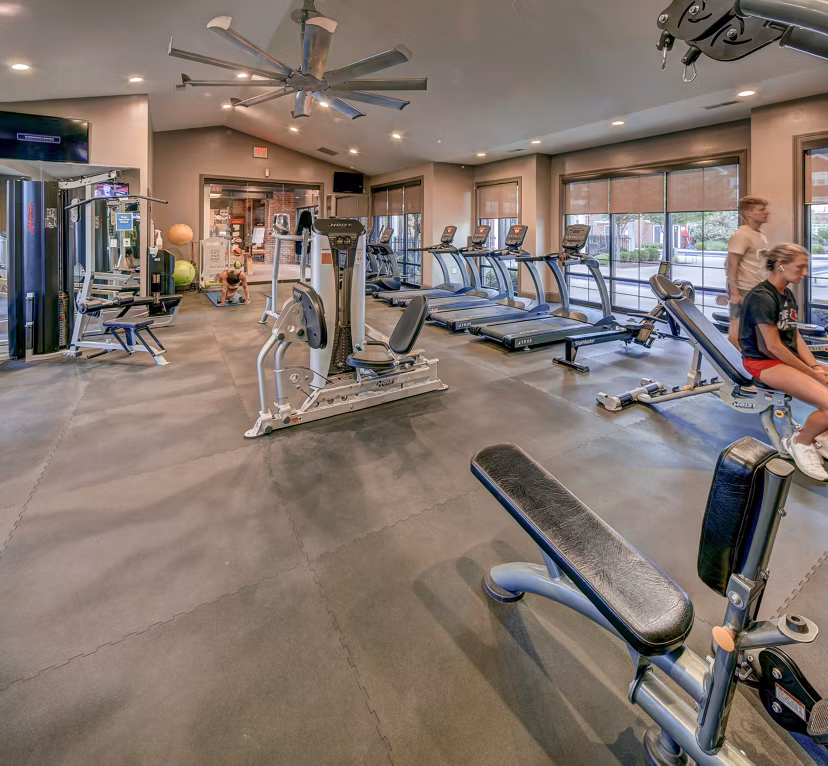 fitness center at The Province Apartments