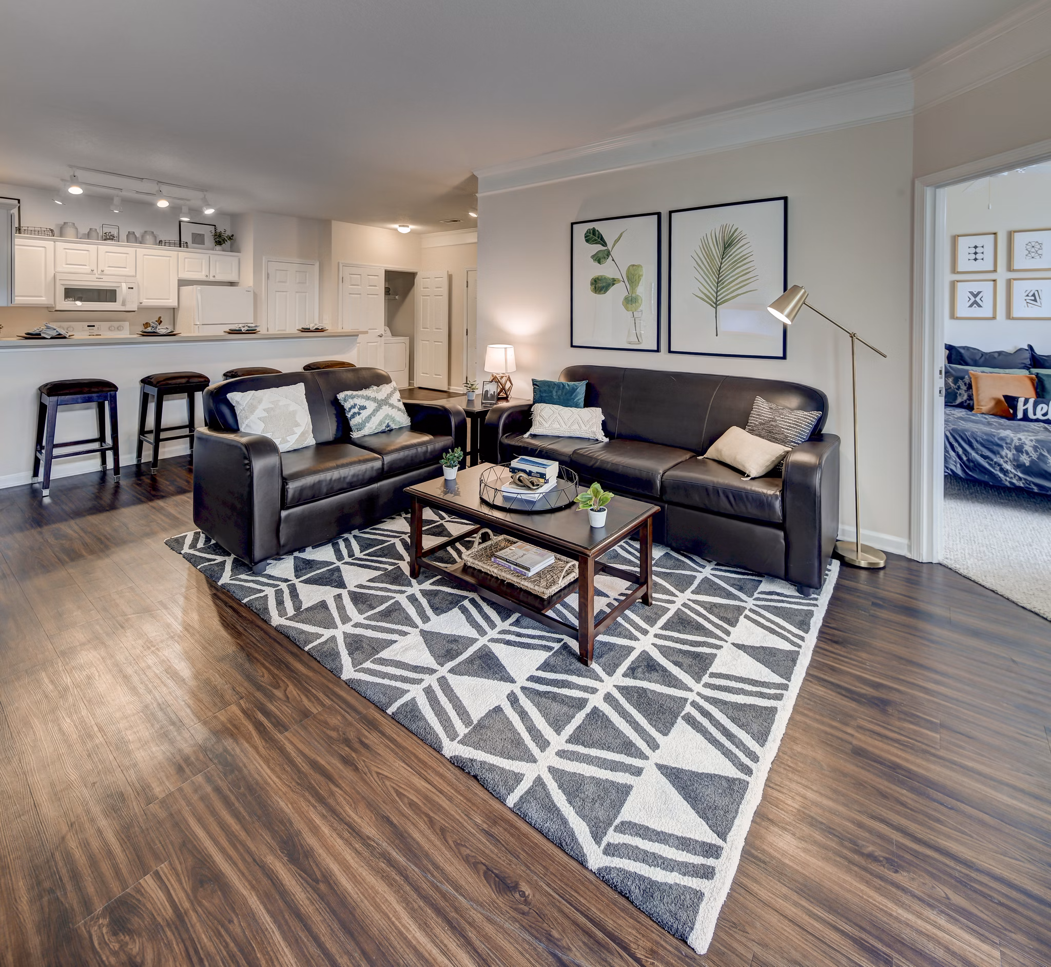 living room at The Province Apartments