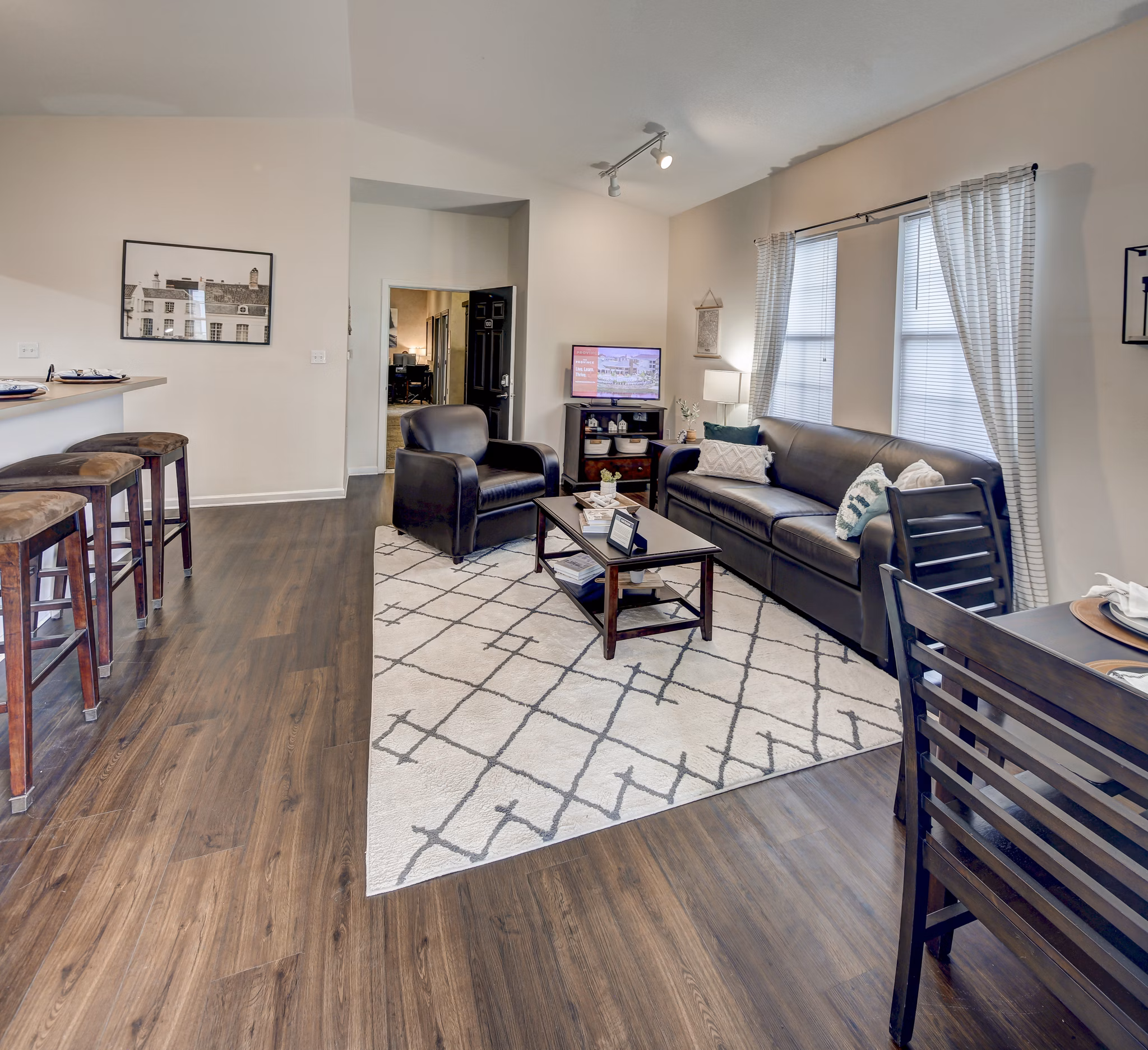 living room at The Province Apartments