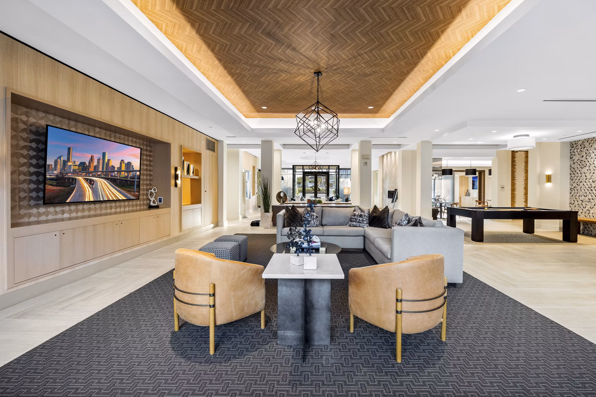 clubhouse at Hanover Crossing Apartments