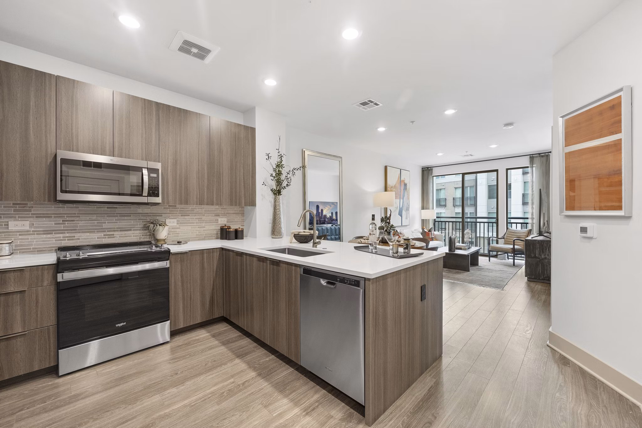 kitchen at Hanover Crossing Apartments
