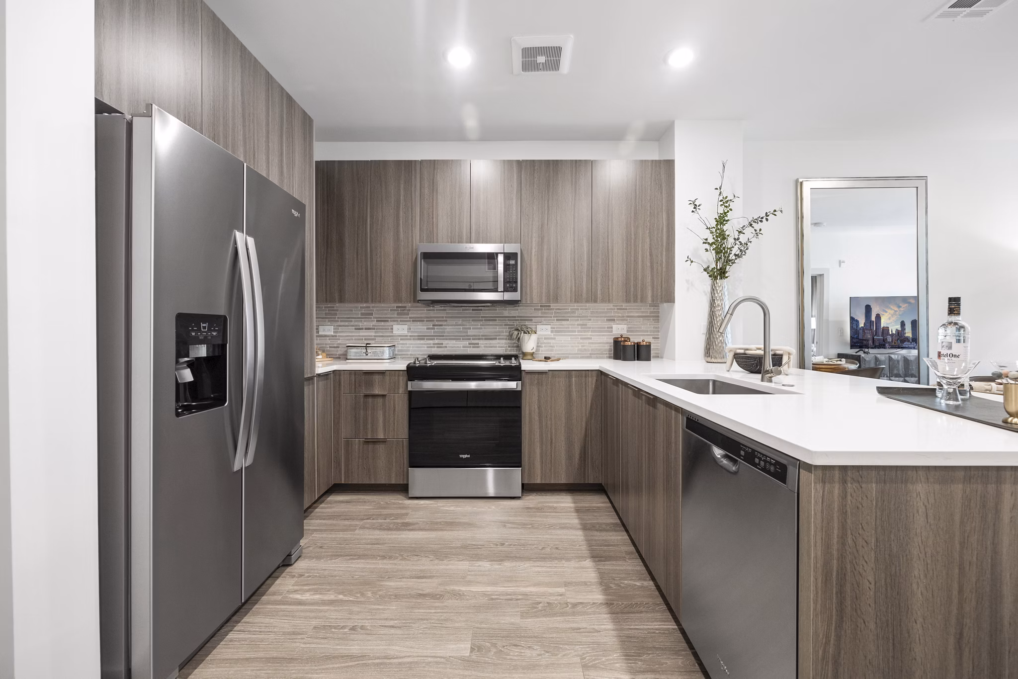 kitchen at Hanover Crossing Apartments