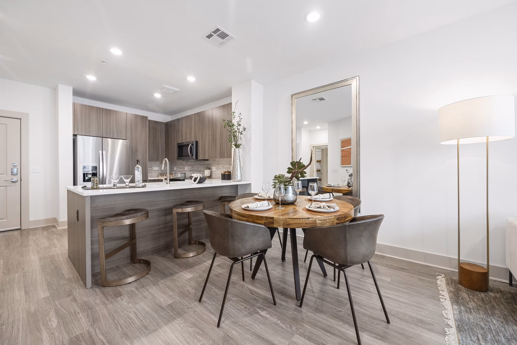 kitchen at Hanover Crossing Apartments