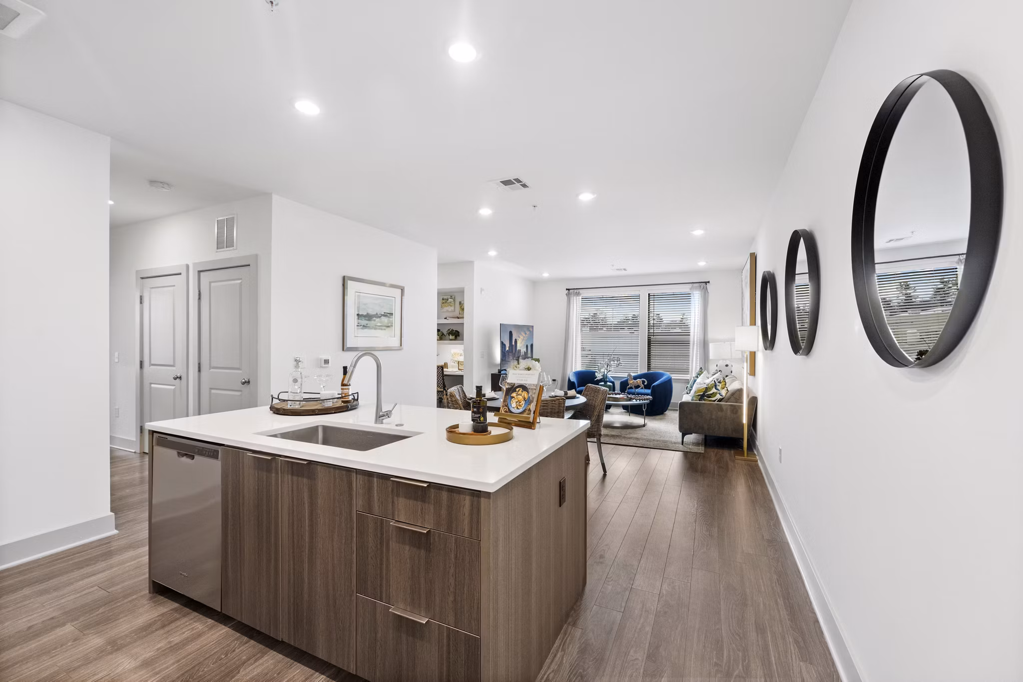 kitchen at Hanover Crossing Apartments