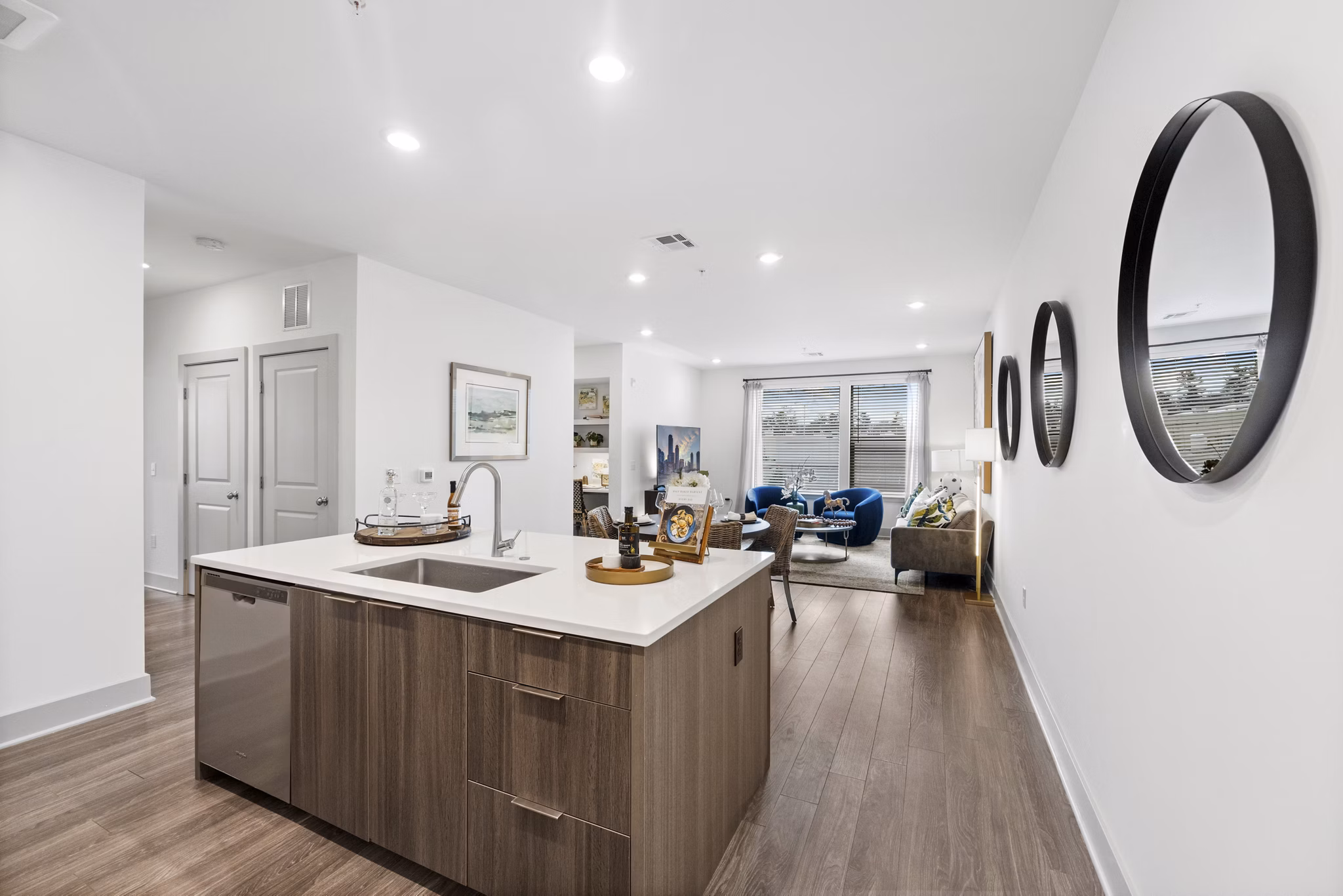 kitchen at Hanover Crossing Apartments