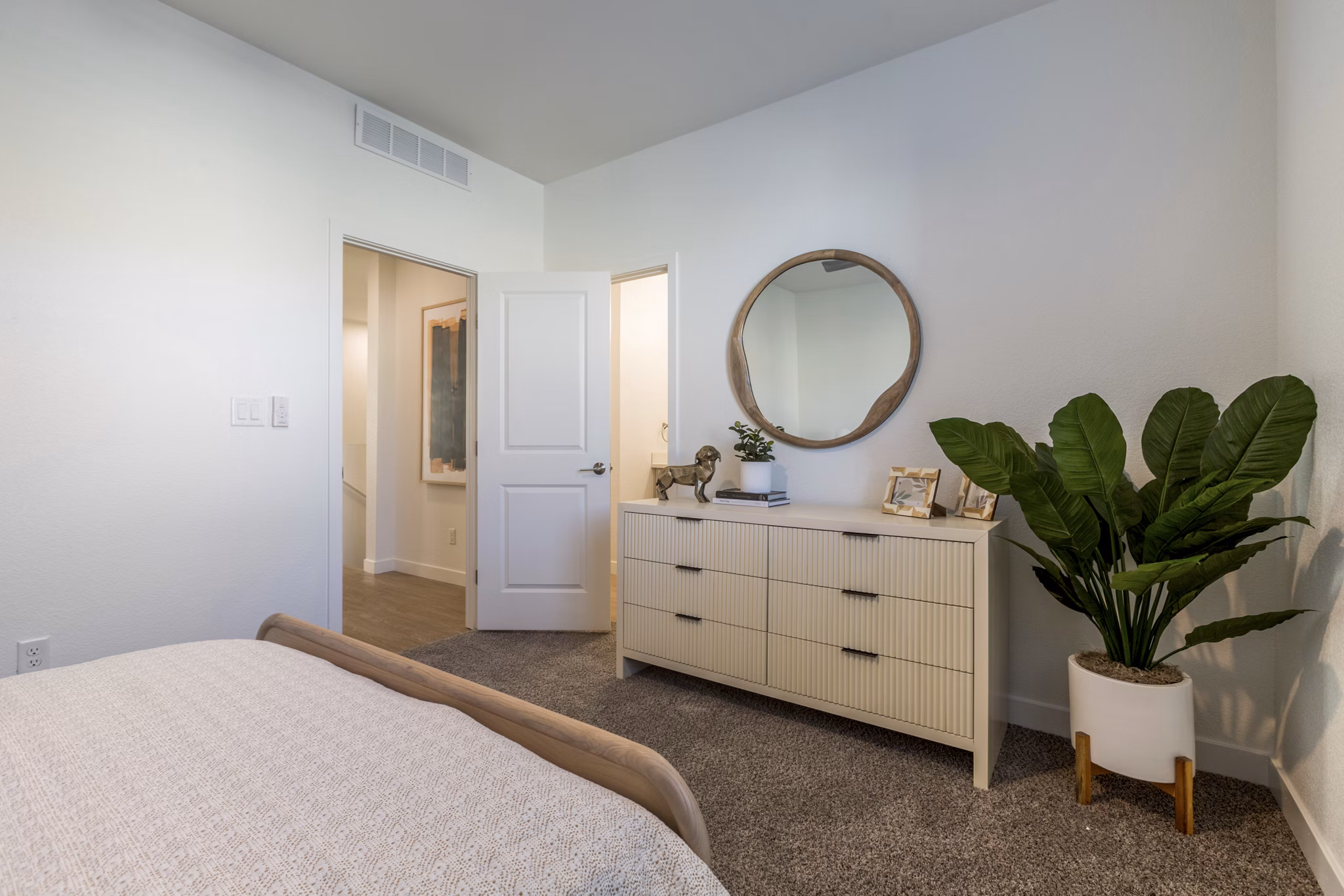 bedroom at The Charlie ABQ Apartments