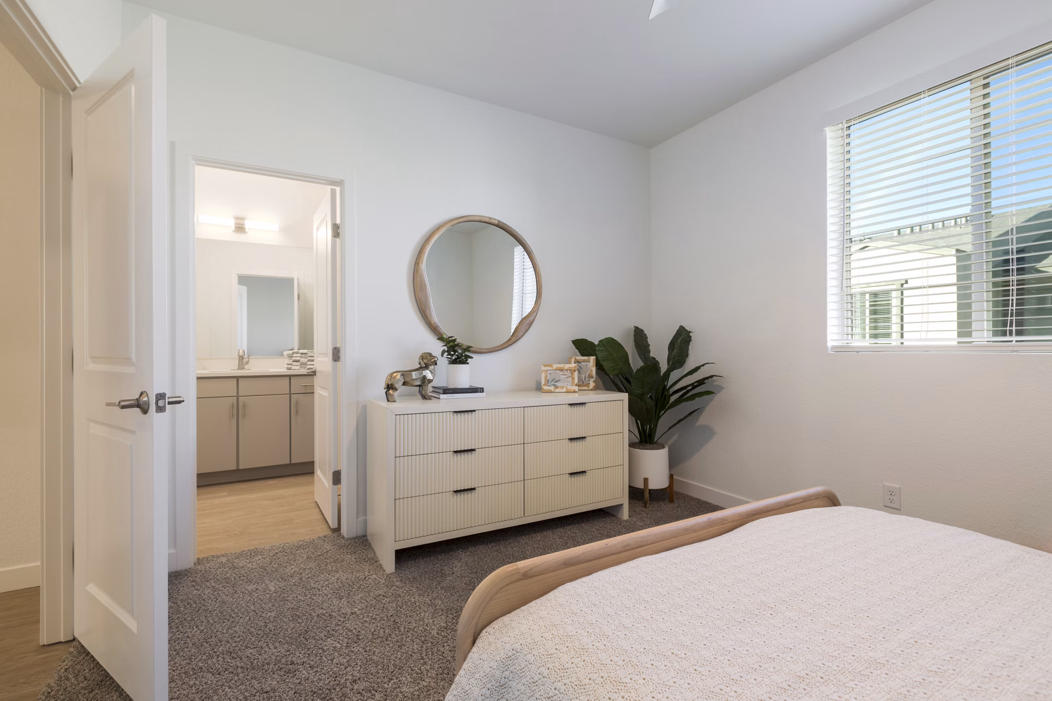 bedroom at The Charlie ABQ Apartments