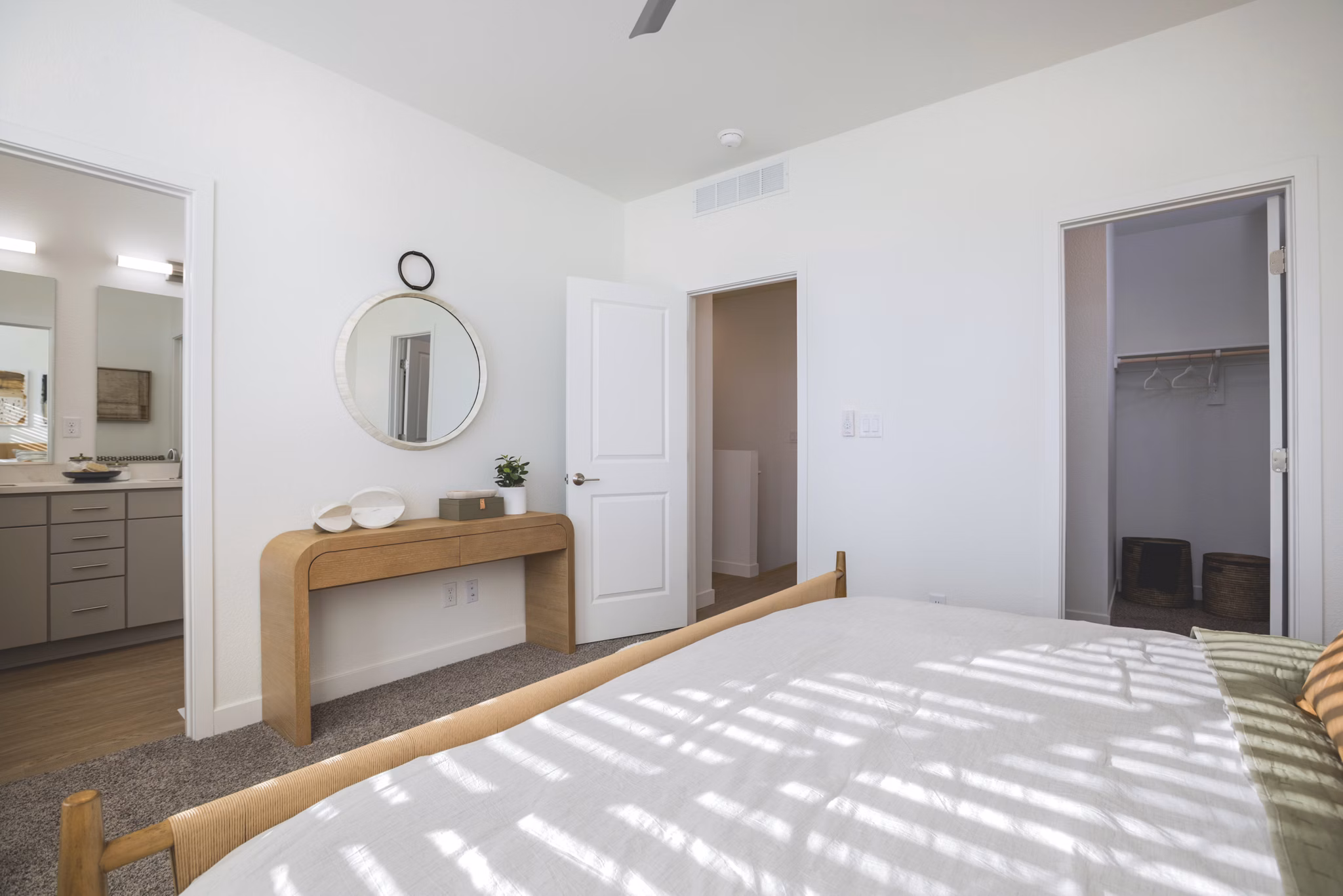 bedroom at The Charlie ABQ Apartments