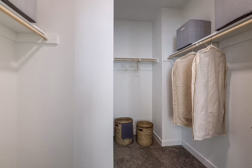 Closet at The Charlie ABQ Apartments