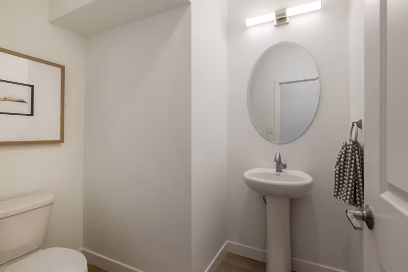 bathroom at The Charlie ABQ Apartments