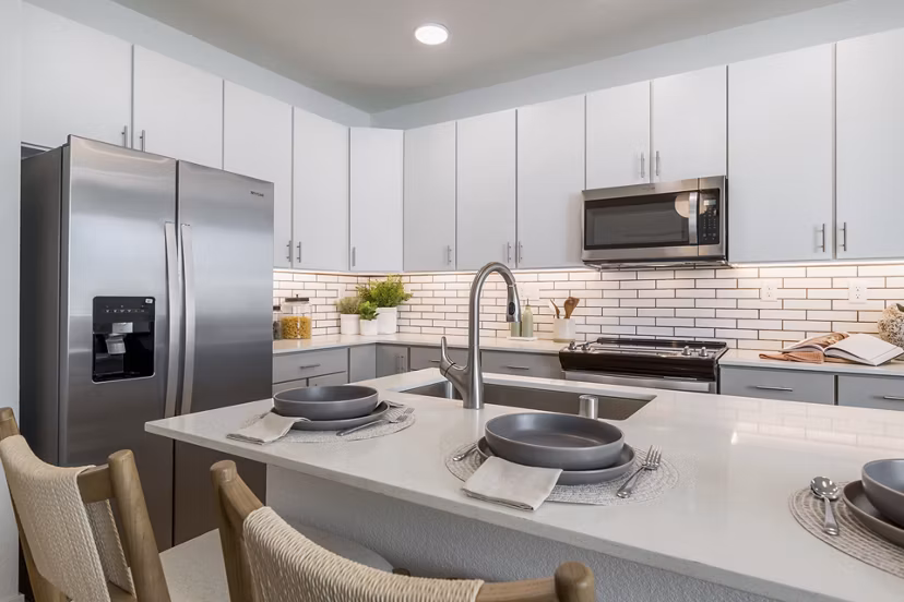 kitchen at The Charlie ABQ Apartments