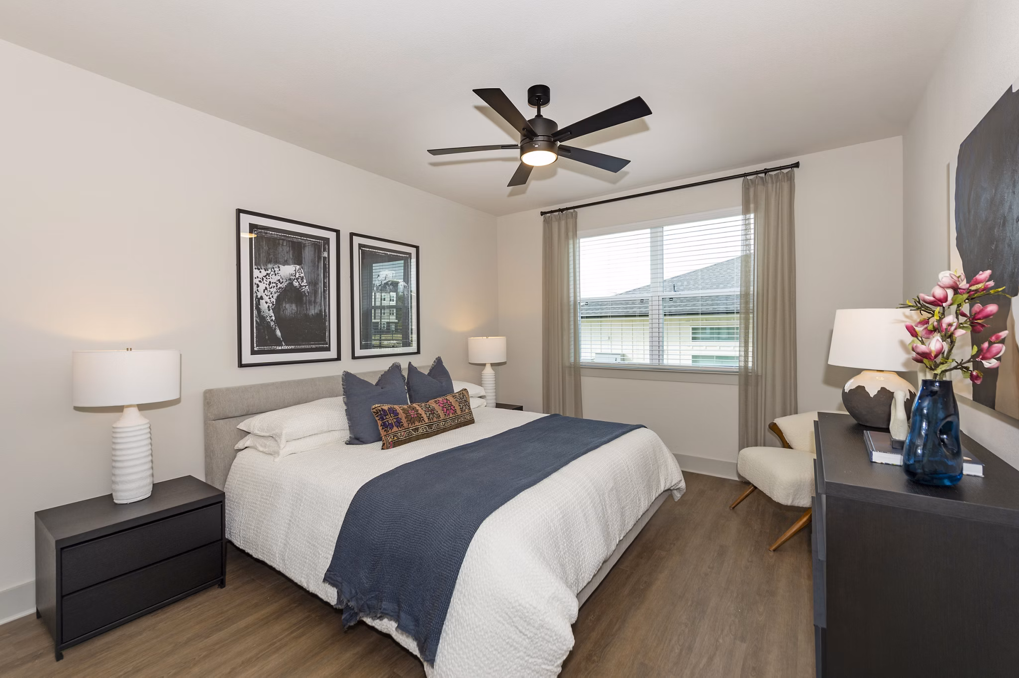 bedroom at Domain Huntsville Apartments