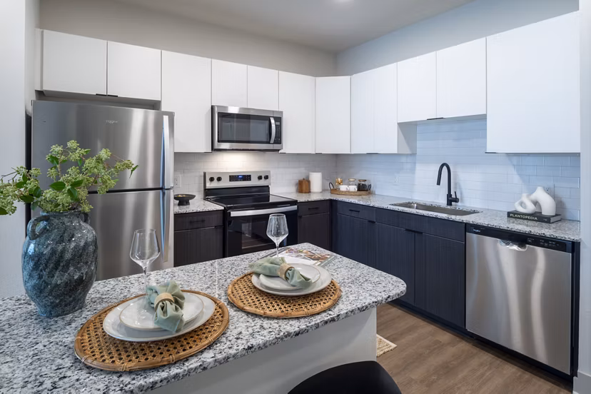 kitchen at Domain Huntsville Apartments