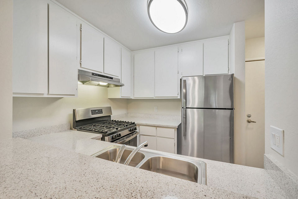 kitchen at Country Club Village Apartments