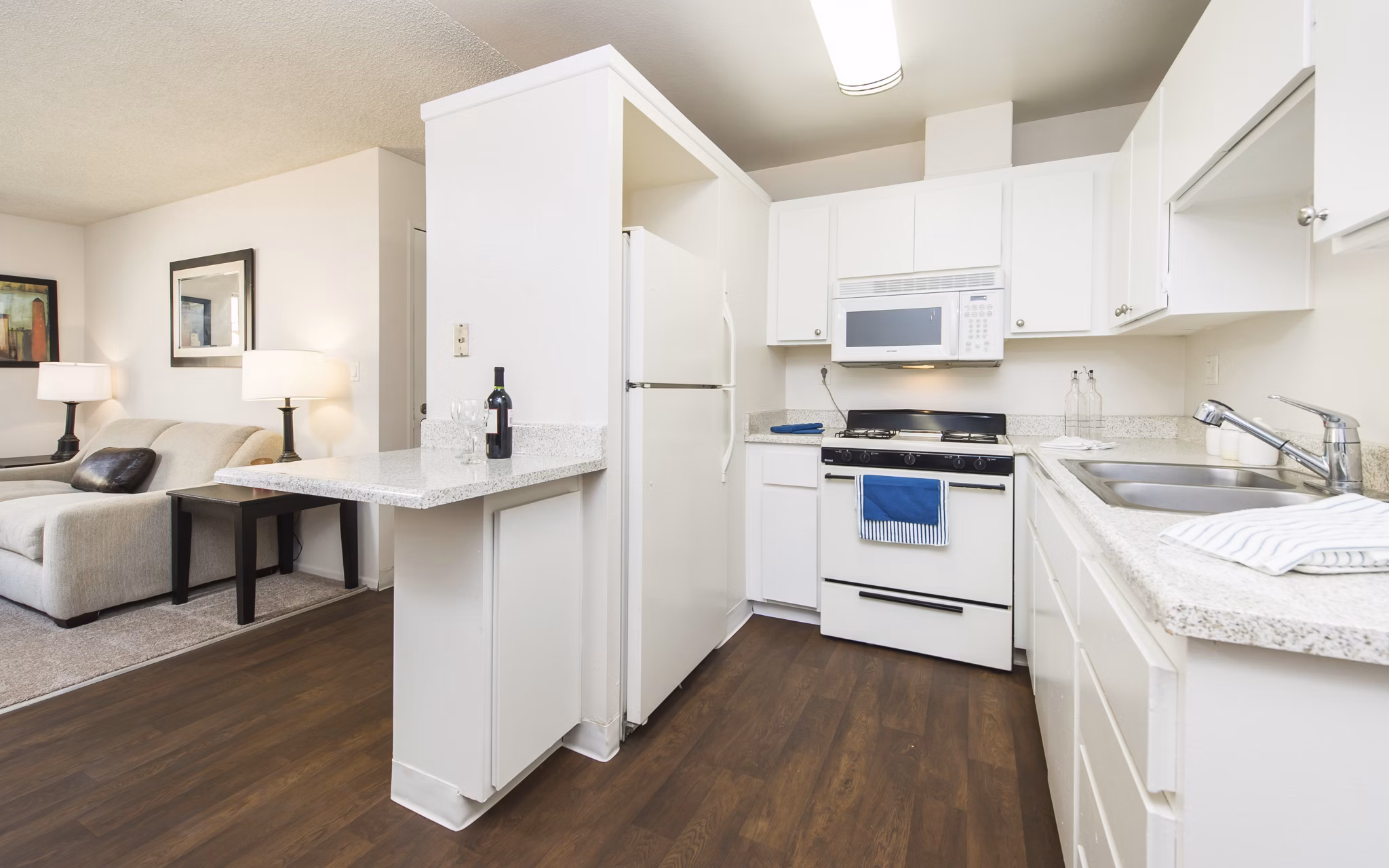 kitchen at Fairview Green Apartments